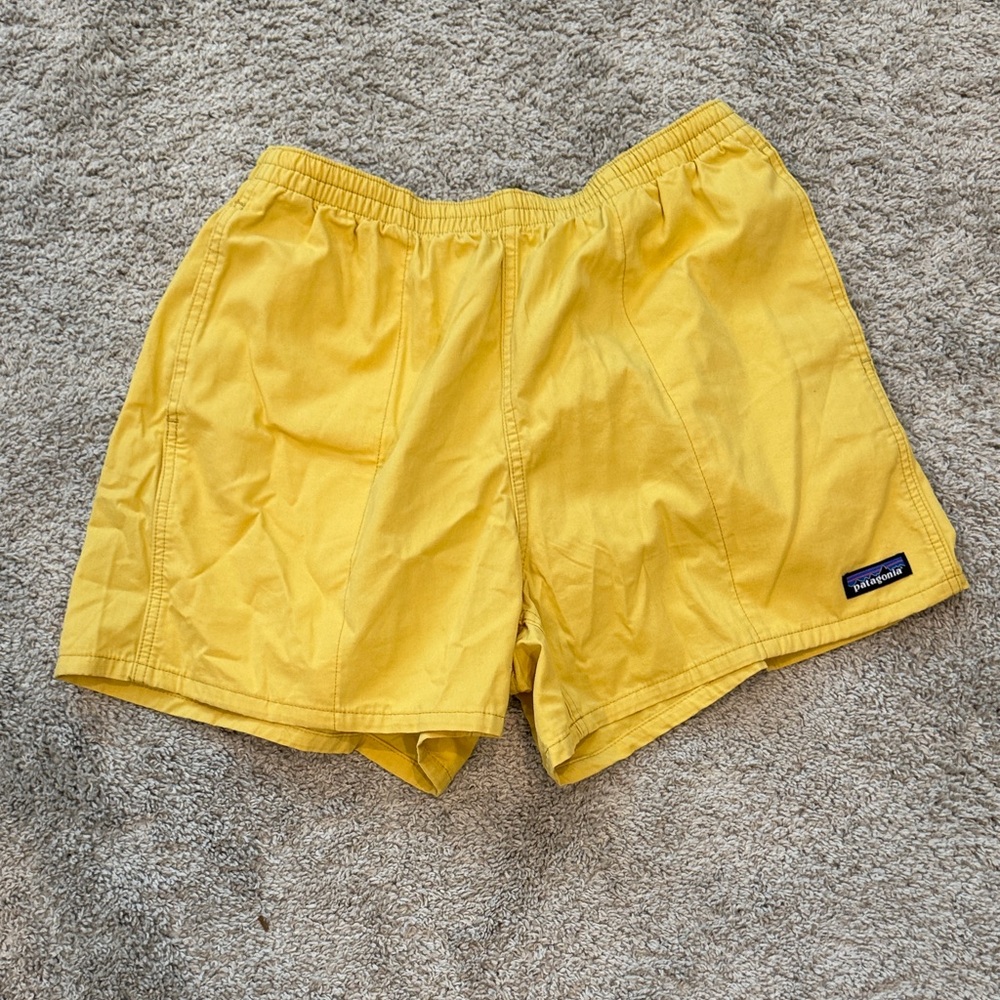 Patagonia women’s Bright Yellow Shorts